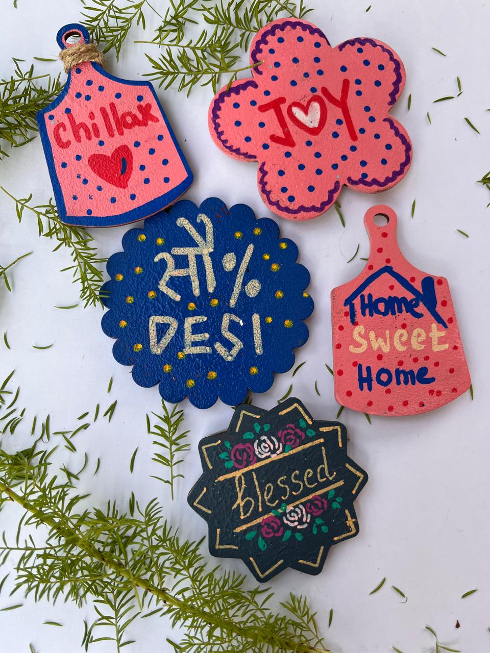 So Desi Handmade Wooden Quote Magnet
